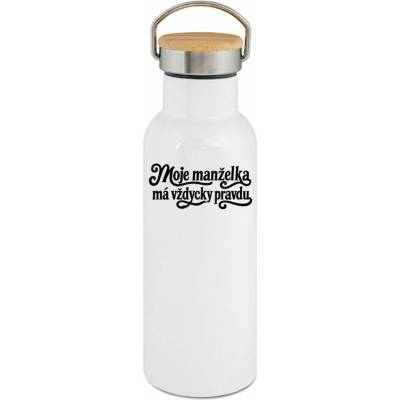 123TRIKO termoska Moje manželka má vždycky pravdu 500 ml