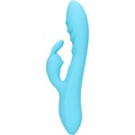 Shots Toys Loveline - вибратор с клиторен заек - водоустойчив - син