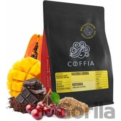 Coffia Hacienda Sonora výberová zrnková filter 500 g
