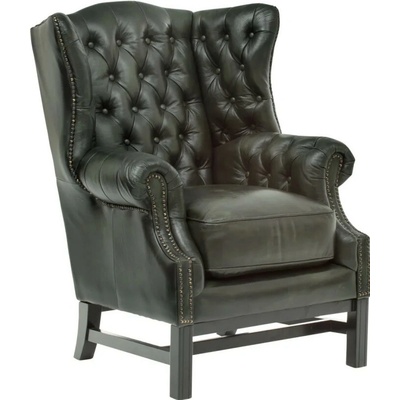 Sob nábytek Chesterfield II zelená pravá kůže F0A00000839W