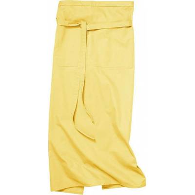 CG Workwear Gastro zástěra Roma odolná proti pomačkání 100 x 100 cm žlutá světlá 100 x 100 cm CGW1260