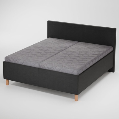 Sconto Axis s matracom tmavosivá