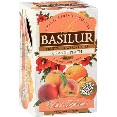 Basilur Fruit Orange Peach 20 x 1,8 g
