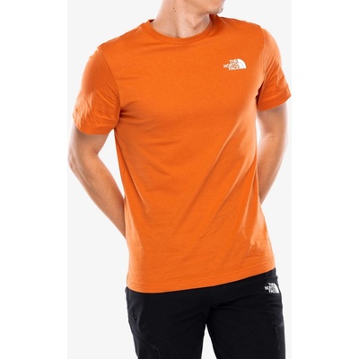 The North Face Bavlněné tričko S/S Redbox Tee iron bronze/tnf black