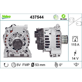 Alternátor VALEO 437544