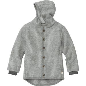 disana Детско вълнено яке disana Kid's Walk-Jacke Wool jacket - Grau - размер 110/116 (EU) (703-6089-0414)