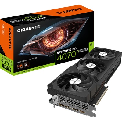 GIGABYTE GeForce RTX 4070 Ti SUPER WINDFORCE MAX OC 16GB GDDR6X 256bit (GV-N407TSWF3MAX OC-16GD)