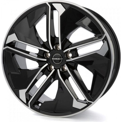 Borbet TX 9x21 5x108 ET38 black polished