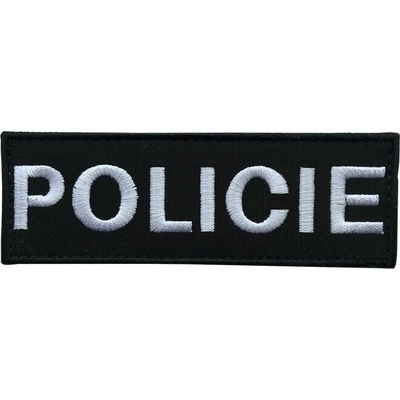 Nášivka: POLICIE [malá] [ssz] černá | bílá – Zboží Dáma
