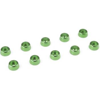 Revtec Подложка за цилиндрична глава M2.5/7mm алуминий зелена (10)