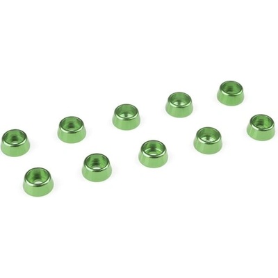 Revtec Подложка за цилиндрична глава M2.5/7mm алуминий зелена (10)