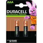 Duracell Акумулаторна батерия DURACELL R03 AAA, 900mAh NiMH, 1.2V, 2 бр. в опаковка (DUR-BR-AAA-900MAH-2PK) - topmall
