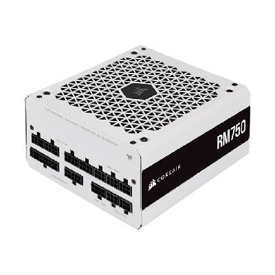 Corsair 750W RM750 WHITE 80Plus GOLD, modulární bílý 2021 s aktivnim PFC,semi-pasivní, 140 mm CP-9020231-EU