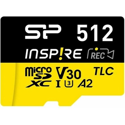 Silicon Power Inspire 512 GB MicroSDXC SP512GBSTXLA2V1N
