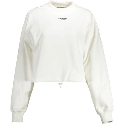 Calvin Klein Дамски суитшърт без цип calvin klein, Цвят Бяло (j20j218174_bianco_yaf)