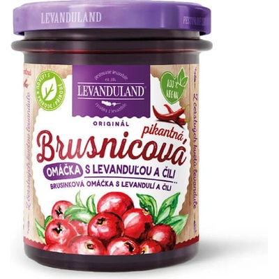 Levanduland Brusnicová omáčka s levanduľou a čili 220 g