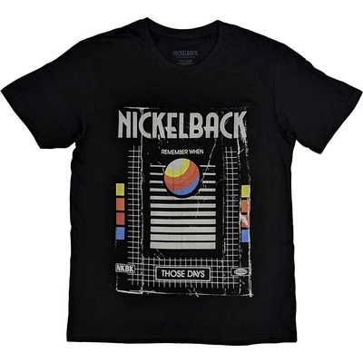 Nickelback tričko Those Days VHS čierne