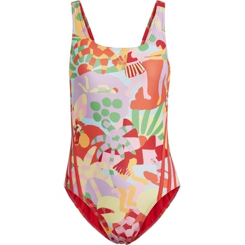 Image 1 of Adidas Дамски бански костюм Adidas Graphic Farm Swimsuit Womens - pearl citrine