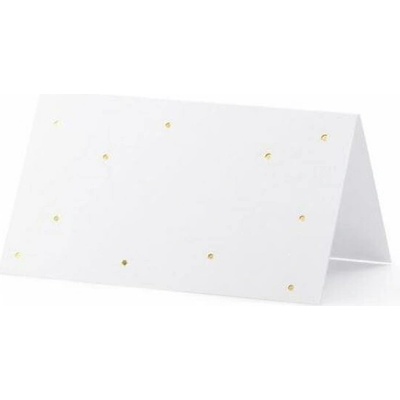 Kartičky na stůl 9.5x5.5cm 10ks s tečkam – Zbozi.Blesk.cz