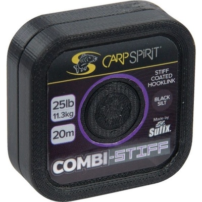 Carp Spirit Combi Stiff Coated Braid Black Silt 20m 25lb
