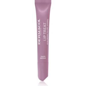 Dermacol Lip Treat хидратиращ блясък за устни цвят 9 Taupe Brown (Choco & Vanilla) 10ml