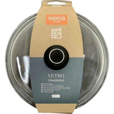 Siena HOME N01437 Sklenená pokrievka Vetro 28 cm