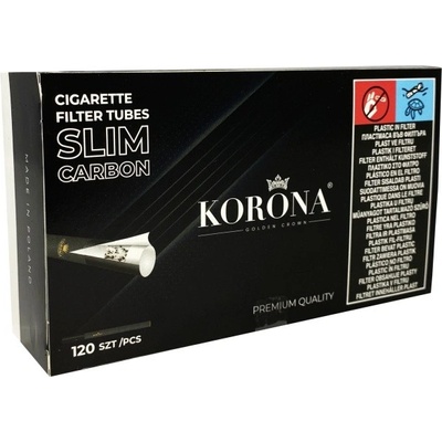 Korona Dutinky Slim Carbon 120 ks – Zbozi.Blesk.cz