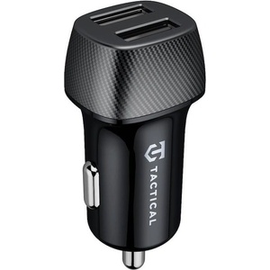 Tactical Зарядно за кола с 2xUSB-A изхода за зареждане на мобилни устройства - Tactical Field Plug Dual USB Car Charger 12W (черен) (SN-501)