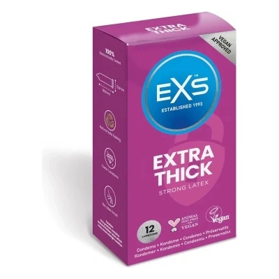 EXS Condoms 12 бр. Екстра здрави презервативи EXS Extra Thick