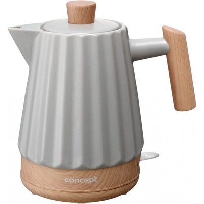 Concept RK0091 Ceramic electric kettle 1.5 l Light grey (RK0091)