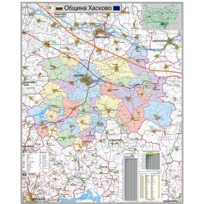 Mapmedia Карта на община Хасково