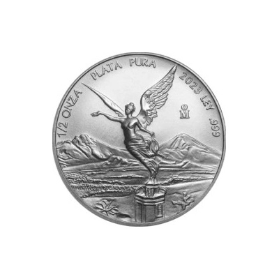 Banco de México strieborná minca Libertad 2023 1/2 Oz