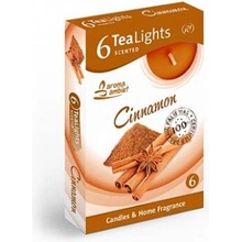 Santo Candles Tea Lights Cinnamon 6 ks