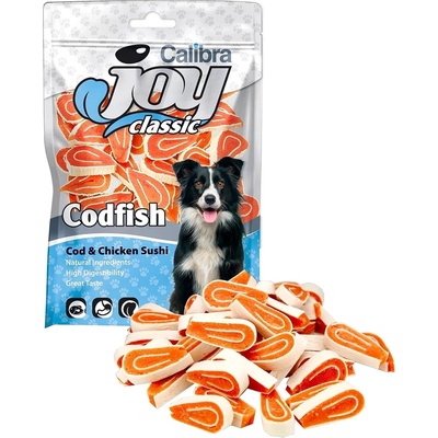 Calibra Joy Dog Classic Cod & Chicken Sushi New 80 g