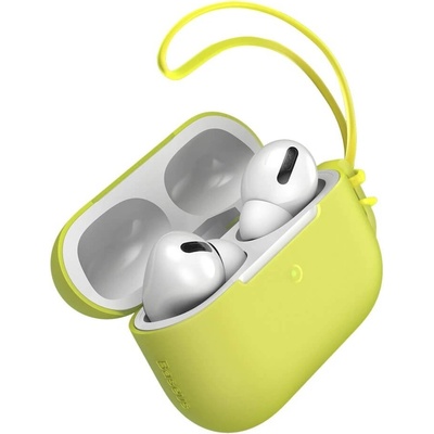 Baseus Защитен калъф Baseus Lets Go Jelly Lanyard Case за Apple Airpods Pro, жълт (WIAPPOD-D0Y)