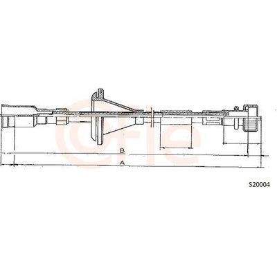 Hriadeľ tachometra COFLE S20004 S20004