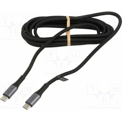Logilink CU0434 USB 3.2 Gen 2x2 USB C vidlice z obou stran 2m černý
