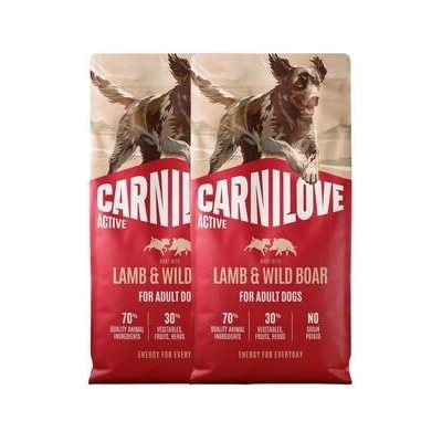 Carnilove Active Dog Lamb & Wild Boar Adult 2 x 12 kg