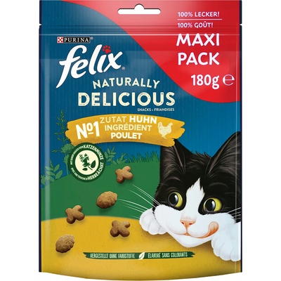 FELIX 25% намаление! Felix Party Mix лакомства за котки на специална цена! - пиле с котешка мента (180 г)