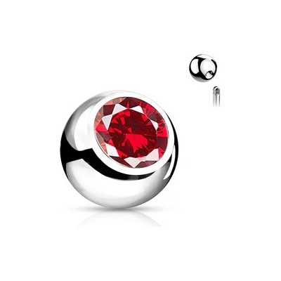 Šperky4U Náhradní kulička s kamínkem ND024R-1203
