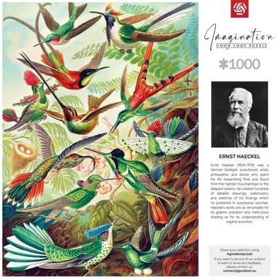 Good Loot Imagination Ernst Haeckel Hummingbirds Kolibry Puzzles 1000 dílků