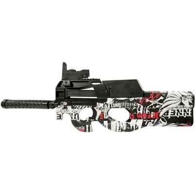 Sunny Blaster P90 samopal na vodní gelové kuličky s příslušenstvím růžová P90-pink