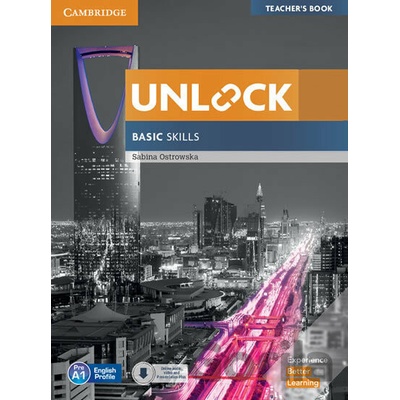 Unlock Basic Skills Teacher's Book with Downloadable Audio and Video Ostrowska Sabina