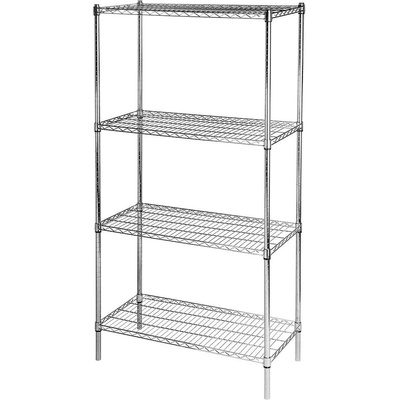 STALGAST Regál z pochrómovanej ocele 900x455x1800 mm 680200