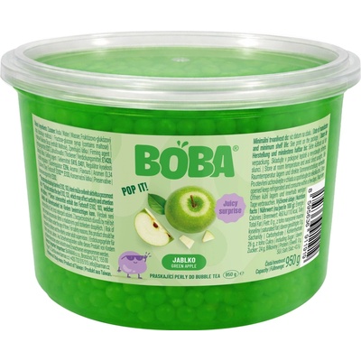BOBA Zelené jablko kuličky do Bubble Tea 950 g