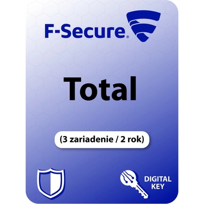 F-Secure Total 3 lic. 24 mes.