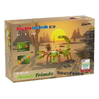 Конструктор Fischertechnik Animal Friends, животни, 6 модела, 222 части, над 6г (563576)