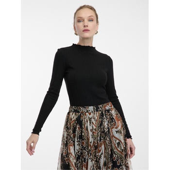 Orsay Черна дамска тениска със столче яка ORSAY Orsay | Cheren | ЖЕНИ | S