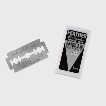 Feather Hi-Stainless Double Edge 5 ks