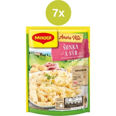 Maggi AmoreMio těstoviny šunkasýr 7 x 140 g